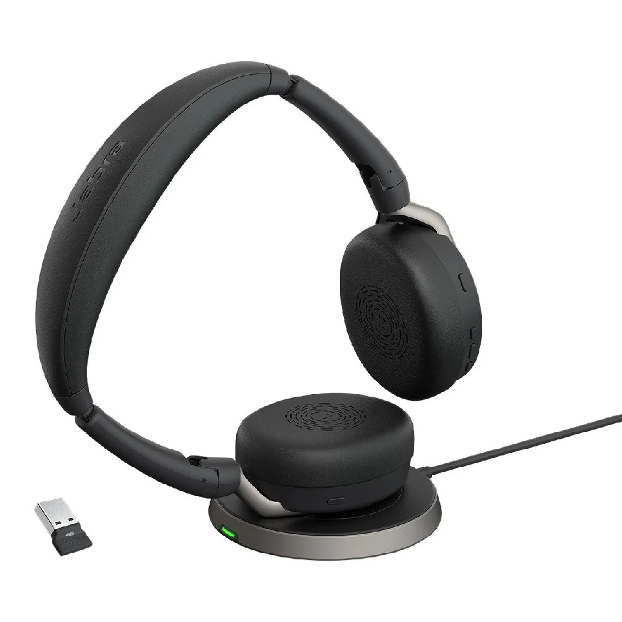 Jabra Evolve2 65 Flex MS Stereo Wireless Bluetooth Headset with Stand USB-A