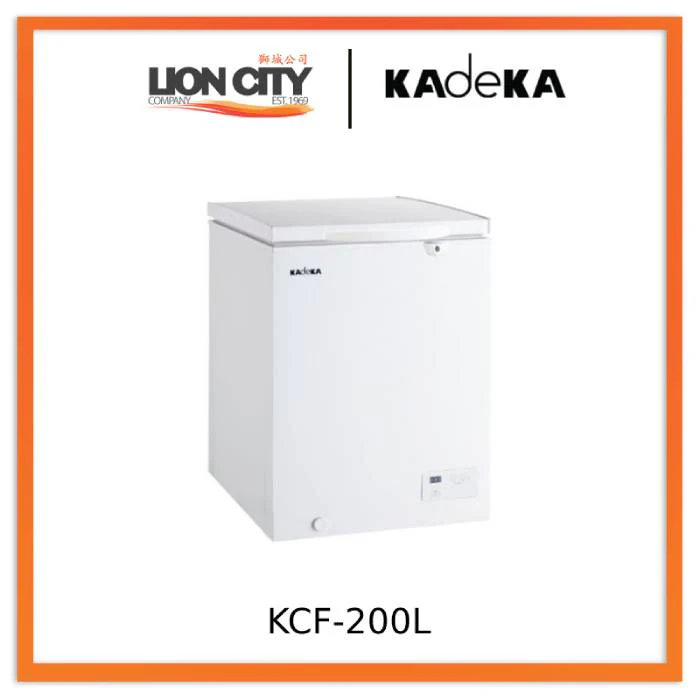Kadeka KCF-200L I-Series (One Door) Chest Freezer