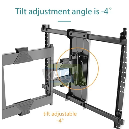 Kaloc KLC-DL90 55"-100" 90° DEGREES SWIVEL Long Arm TV Wall Mount, Extension TV BRACKET Swivel and Tilt, Full Motion Mount - Image 6