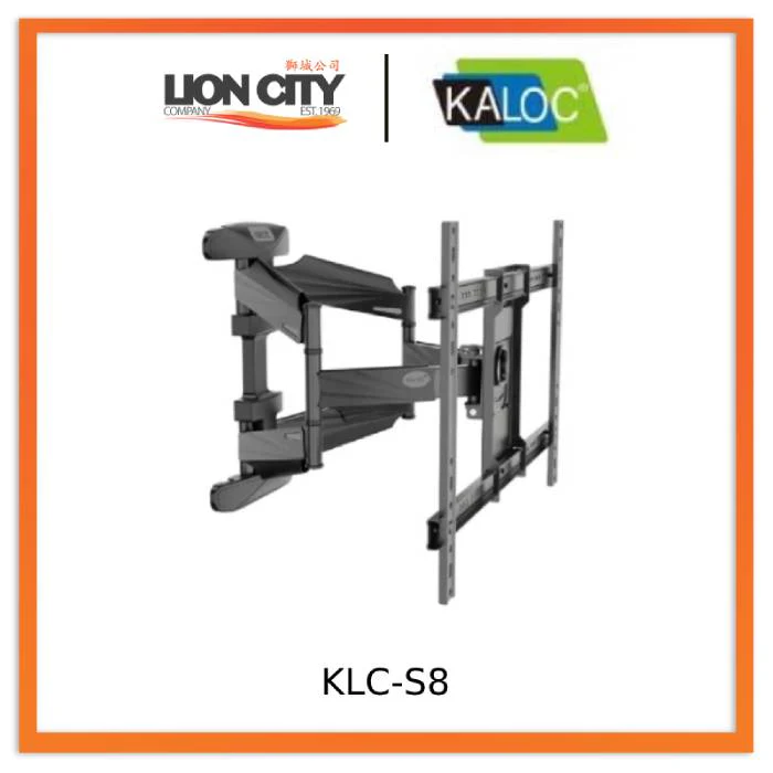 KALOC KLC-S8 bracket tv wall mount tv mount full motion for 40-85 inch TV 3 years warranty