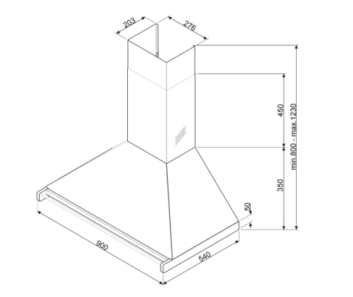 KD90HXE + A1-9 Hood & Freestanding Cooker Bundle - Image 3