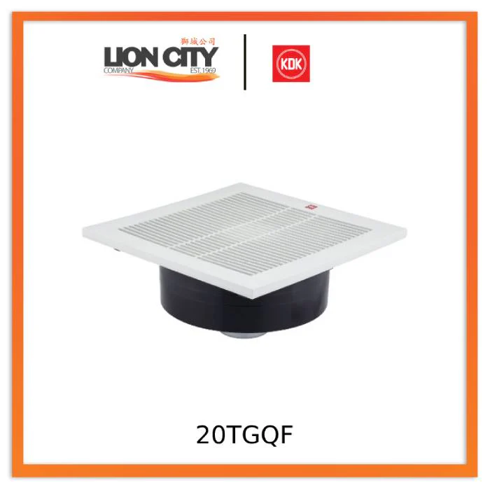 KDK 20TGQF Ceiling Mount Ventilating Fan 20cm