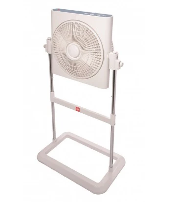 KDK SS30H Lavender/Grey 30cm Box Fan with Stand - Image 3