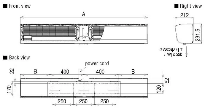 KDK 4015UA Air Curtain - Image 3