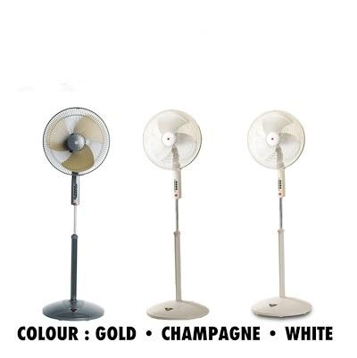 KDK P40US 16" 40cm 3-speed Stand Fan with Metal Blade (CH, WH, GL) - Image 7
