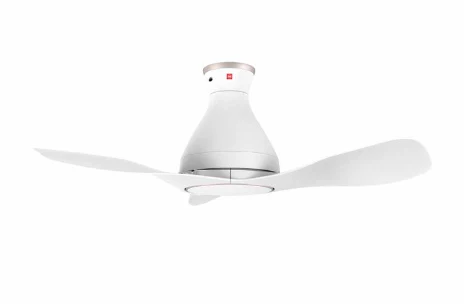KDK F40GP Brown/White 40" DC Ceiling Fan with Remote & Wi-Fi Mobile App Control - Image 6
