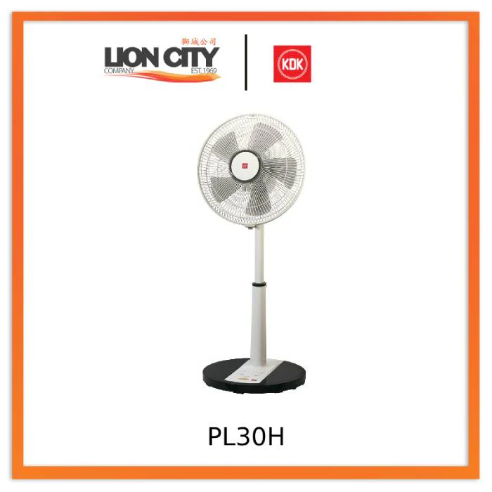 KDK PL30H White/Black/Blue Living Stand Fan 12" 30cm - Image 3