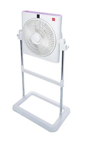 KDK SC30H Grey/Lavender Box Fan With Stand C/w Remote Control (30cm) - Image 4
