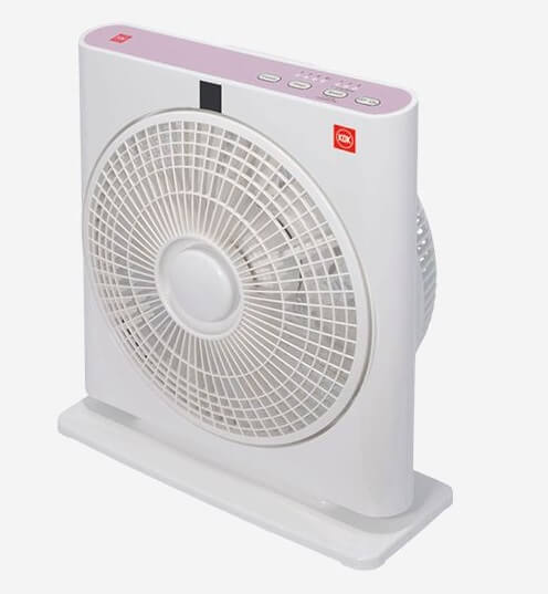KDK ST30H Lavender/Grey 30cm Box Fan with Stand - Image 2