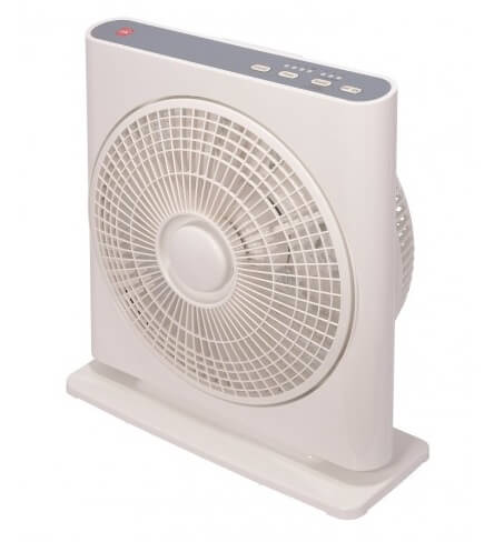 KDK ST30H Lavender/Grey 30cm Box Fan with Stand - Image 4