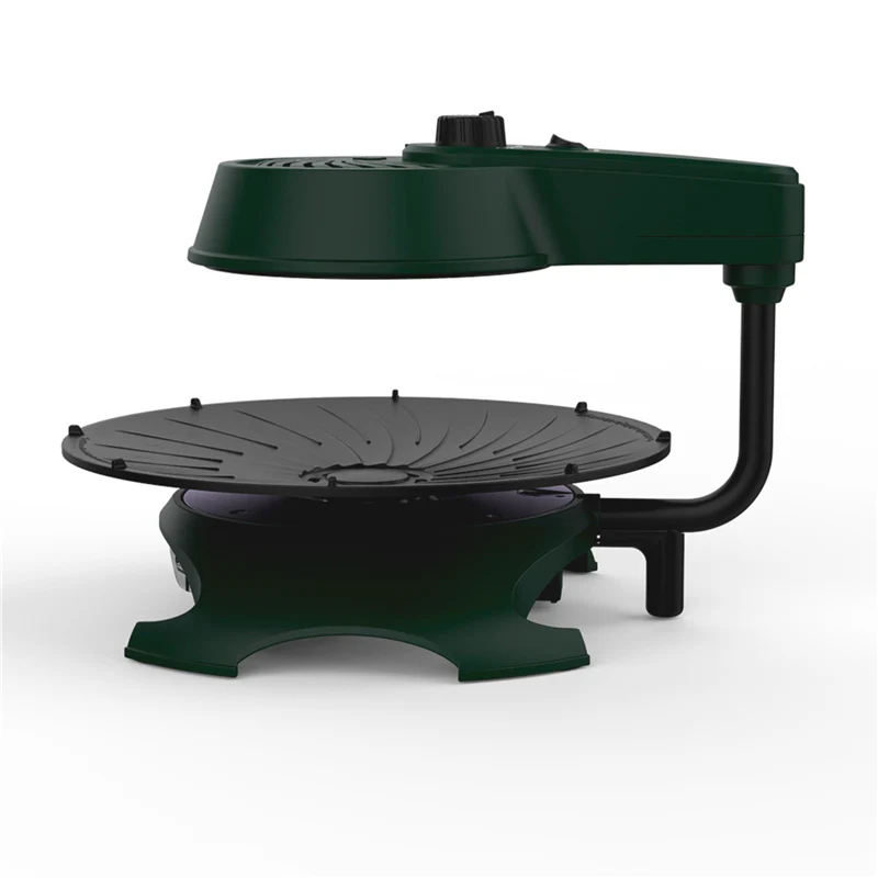Kith SBG-KS-G1 Smokeless Bbq Grill (Single Knob) Forest Green | Patented 360° Auto Rotate Grill Pan - Image 3