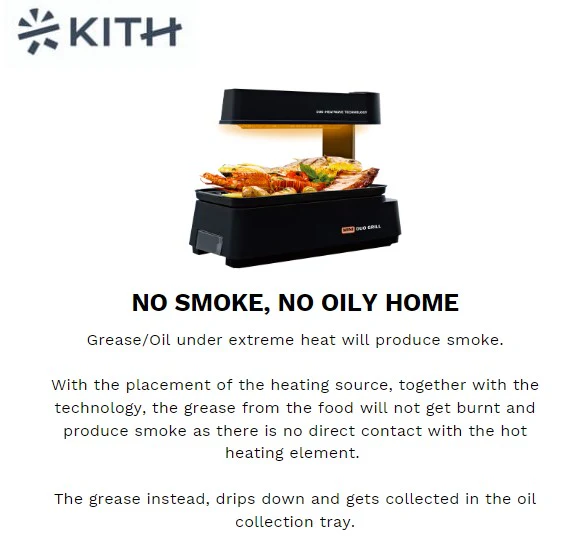 KITH Smokeless Mini BBQ Duo Grill + Smokeless Mini Grill - Image 4