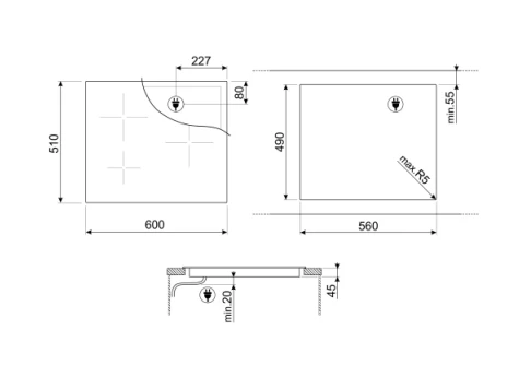 Smeg KSET6XE2 + SI5632D Hood & Hob Bundle - Image 6