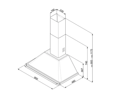 KT90PE + TR90P9 Hood & Freestanding Cooker Bundle - Image 5