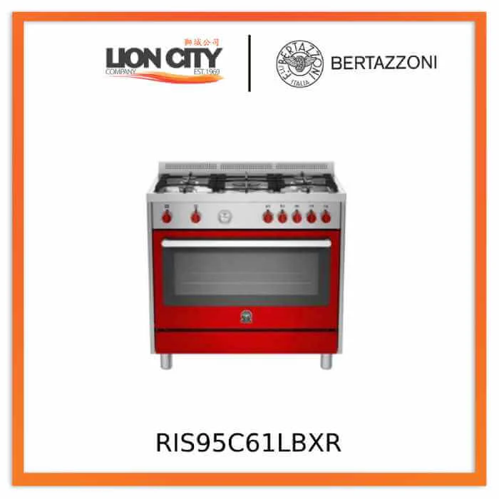 Bertazzoni RIS95C61LBX/XR/XB/XW/XV 90 cm 5-burner Range Cooker Electric Oven - Image 3