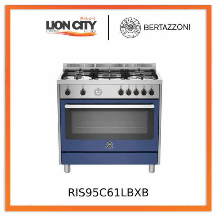 Bertazzoni RIS95C61LBX/XR/XB/XW/XV 90 cm 5-burner Range Cooker Electric Oven - Image 5