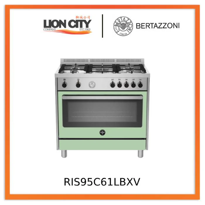 Bertazzoni RIS95C61LBX/XR/XB/XW/XV 90 cm 5-burner Range Cooker Electric Oven - Image 9