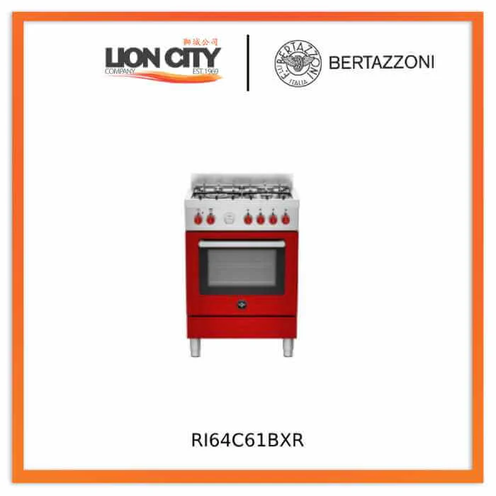 Bertazzoni RI64C61BX/RI64C61BXR/RI64C61BXB 60 cm 4-burner Range Cooker Electric Oven - Image 3