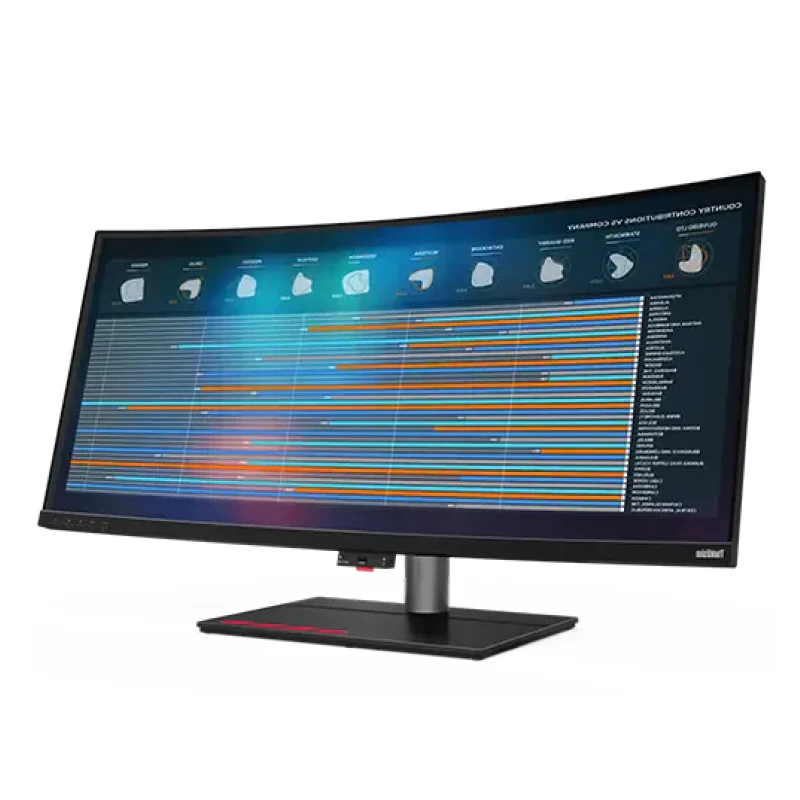 Lenovo ThinkVision P40w-20 39.7" 5K2K Ultra-Wide Curved Monitor - Image 3