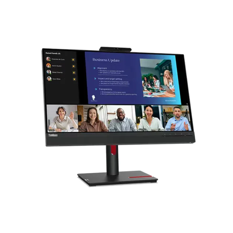 Lenovo ThinkVision T24v-30 23.8" FHD VoIP Monitor 63D8MAR3WW - Image 2