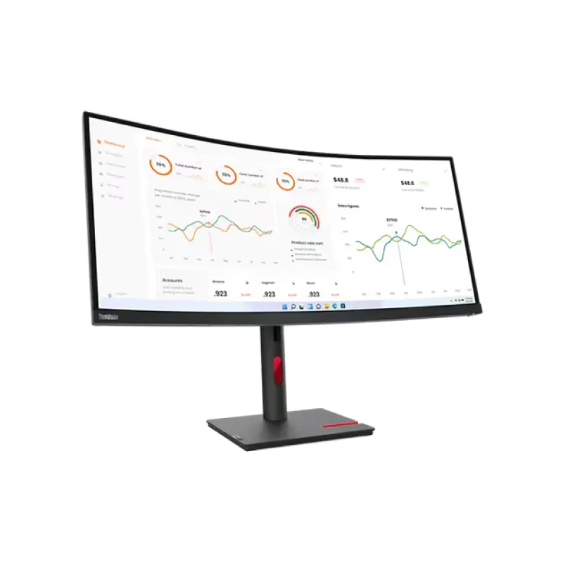 Lenovo ThinkVision T34w-30 34" Monitor 63D4GAR1WW - Image 2