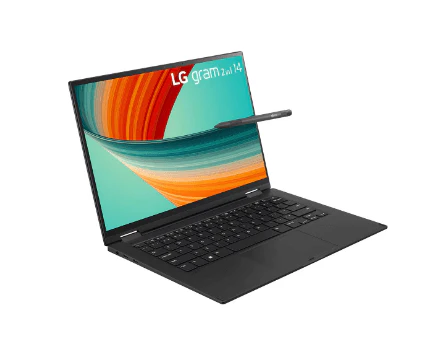 LG 14T90R-G.AA55A3 LG gram 14” 2-in-1 Laptop with 16:10 WUXGA Anti-Glare IPS Touch Screen Display, 13th Gen Intel® Core™ (Certified Evo™ Platform) i5 Processor and LG - Image 3