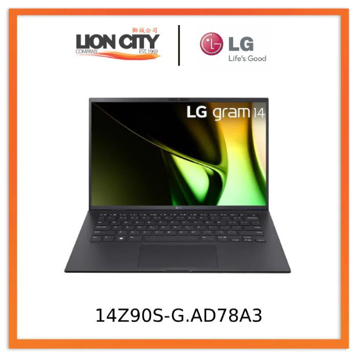 LG 14Z90S-G.AD78A3 gram 14” | Ultra-lightweight | 16:10 Anti-glare IPS display | Intel® Core™ Ultra 7 Processor