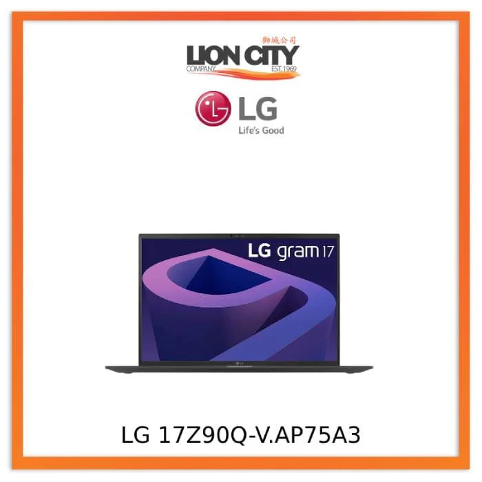 LG 17Z90Q-V.AP75A3 gram 17.0'' with 12th Gen Intel® Core™ i7 Processor and WQXGA (2560 x 1600) Anti-Glare IPS Display