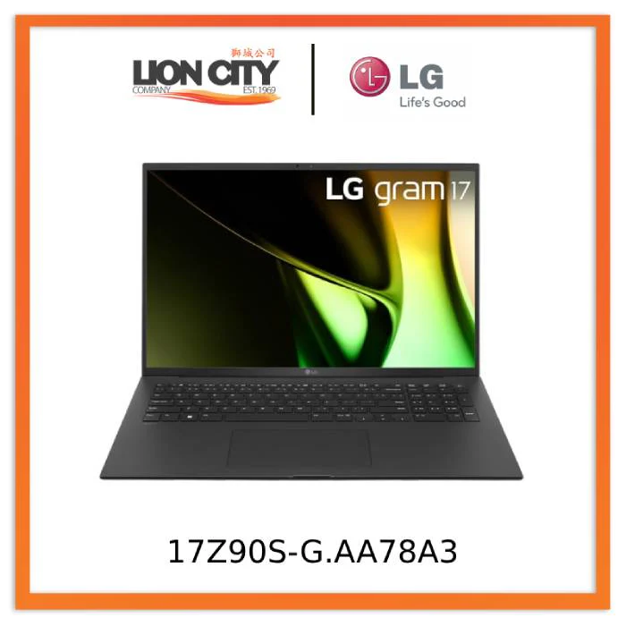 LG 17Z90S-G.AA78A3 gram 17” | Ultra-lightweight | 16:10 Anti-glare IPS display | Intel® Core™ Ultra 7 Processor