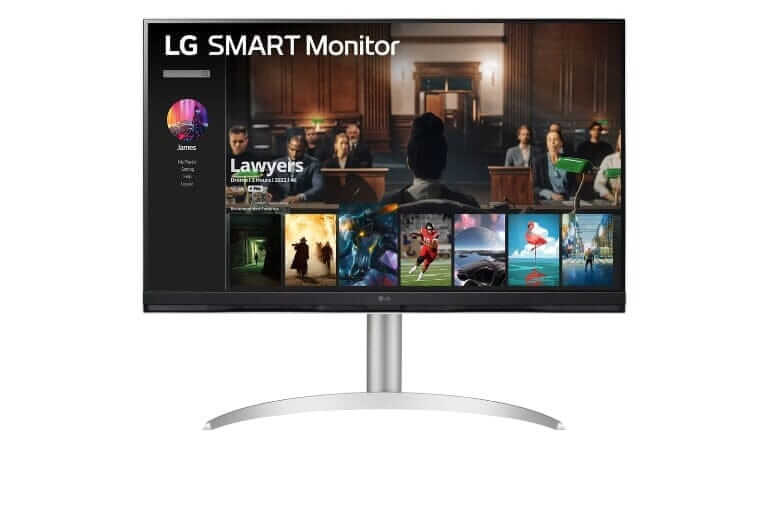 LG 32SQ730S-W 32" 4K UHD MyView Smart Monitor with webOS and USB Type-C - Image 2