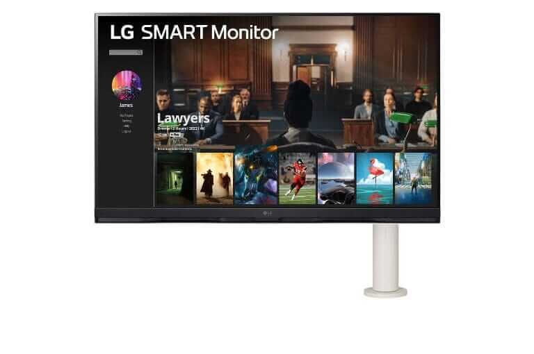 LG 32SQ780S-W 32" 4K UHD Smart Monitor with webOS and Ergo Stand - Image 2