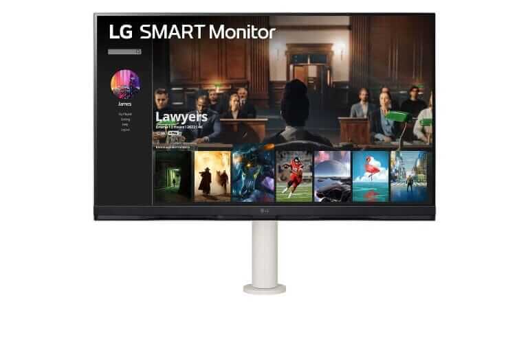 LG 32SQ780S-W 32" 4K UHD Smart Monitor with webOS and Ergo Stand - Image 3