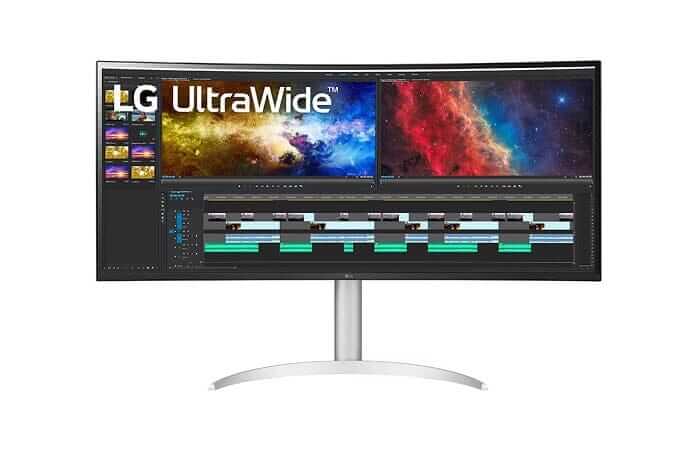 LG 38WP85C-W 38 (96.52cm) Curved UltraWide QHD IPS HDR Monitor with USB Type-C™ - Image 2