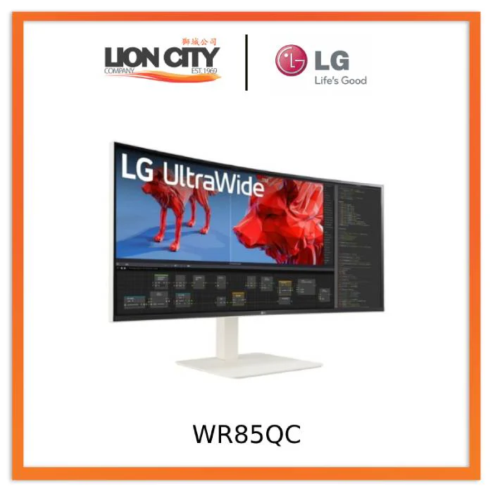 LG 38WR85QC-W 38" UltraWide™ 144Hz Refresh Rate WQHD Nano IPS Curved Display Monitor