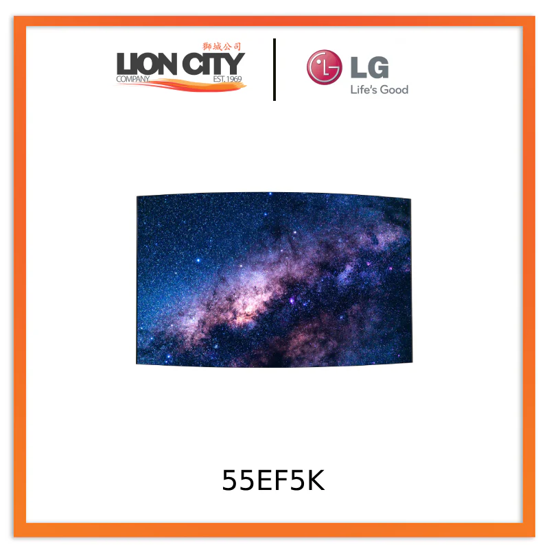 LG 55EF5K 55" Flexible Curved Open Frame Curvable OLED Signage