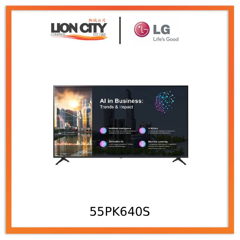LG 55PK640S 4K 55" UHD TV Signage