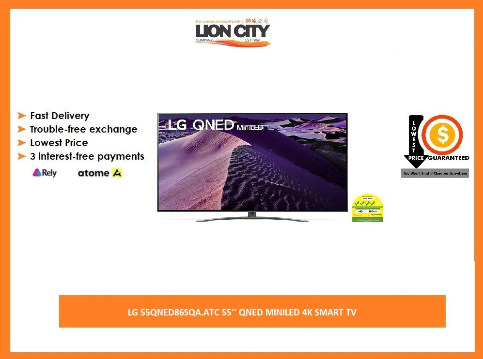 LG 55QNED86SQA.ATC 55'' QNED MINILED 4K SMART TV - Image 2