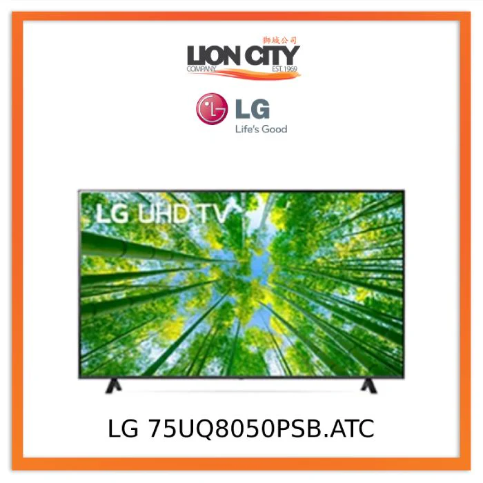 LG 75UQ8050PSB.ATC 75'' 4K Smart UHD TV