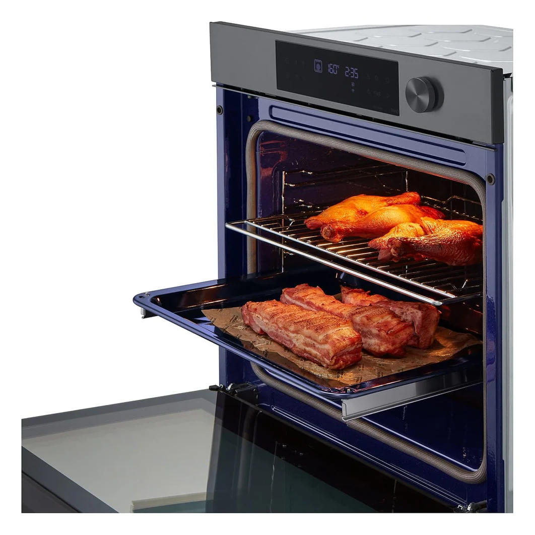LG 76L InstaView Built-in Oven Black Stainless Steel - Image 2