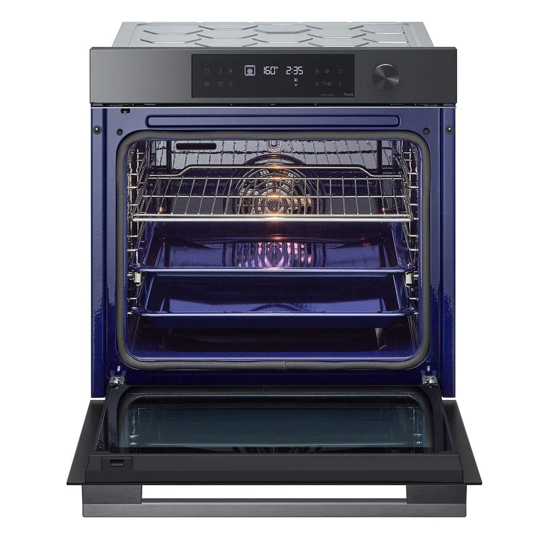 LG 76L InstaView Built-in Oven Black Stainless Steel - Image 4