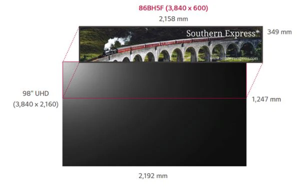 LG 86BH5F 86" Ultra Stretch Signage 86BH5F-M - Image 7