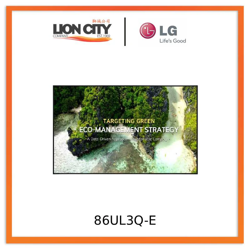 LG 86UL3Q-E 4K 86" UHD Signage