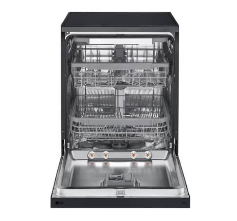 LG DFC425FM Front Control Smart Wi-fi Enabled Dishwasher in Matt Black - Image 3