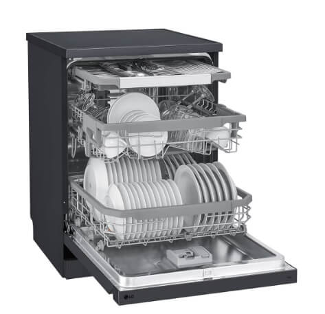 LG DFC425FM Front Control Smart Wi-fi Enabled Dishwasher in Matt Black - Image 6