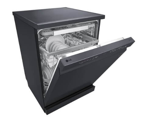 LG DFC425FM Front Control Smart Wi-fi Enabled Dishwasher in Matt Black - Image 7