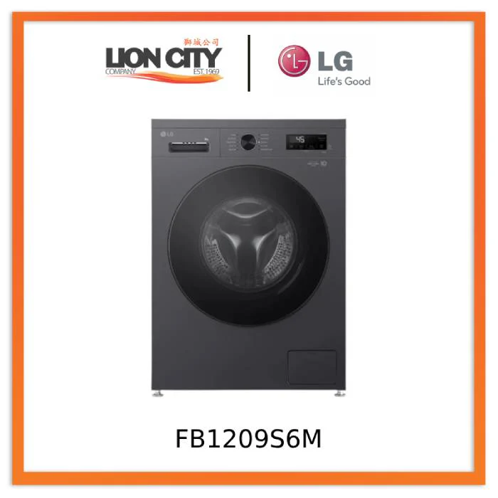 LG FB1209S6M 9kg Front Load Washer