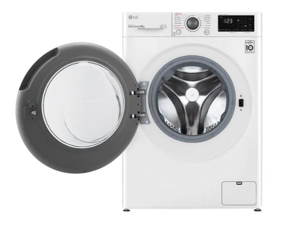 LG FV1208S5W 8kg, AI DD™ Front Load Washing Machine - Image 3