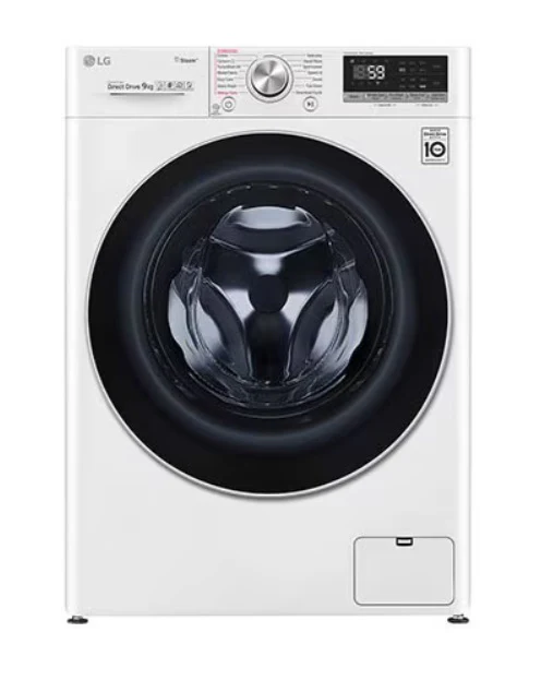 LG FV1409S3W 9KG AI Direct Drive Front Load Washing Machine + LG Dryer TD-H10VWD 10kg - Image 3