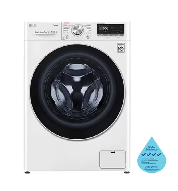LG FV1409S3W AI Direct Drive Front Load Washing Machine 9KG + LG TV2425NTWW Top Load Mini Washer 2.5kg Blue - Image 3