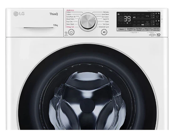 LG FV1410S3WA 10kg AI Direct Drive Front Load Washing Machine, White - Image 3